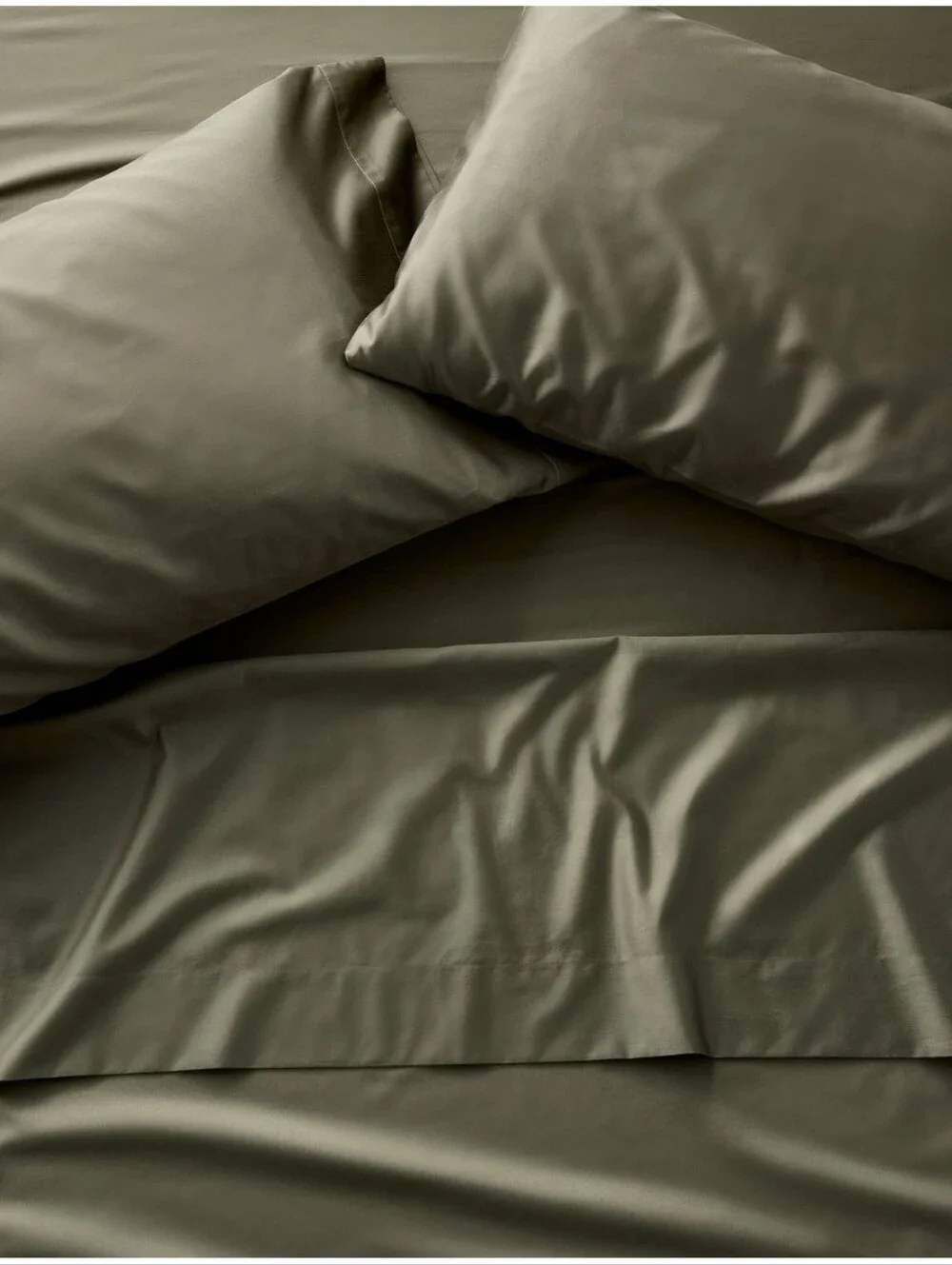 Casaluna™- King 600 Thread Count Sateen Sheet Set Olive Green